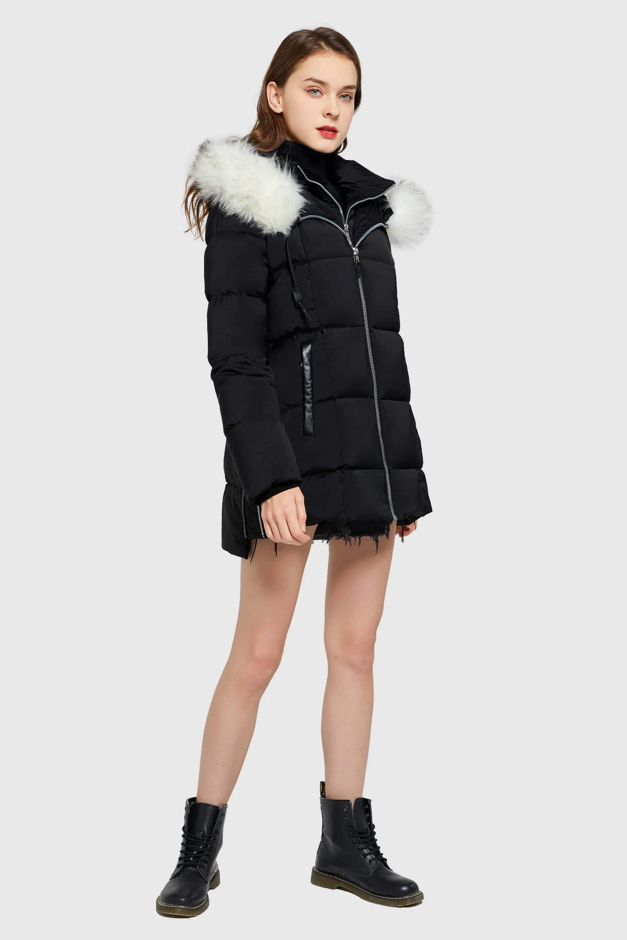 Bubble Interior Vest Hooded Puffer