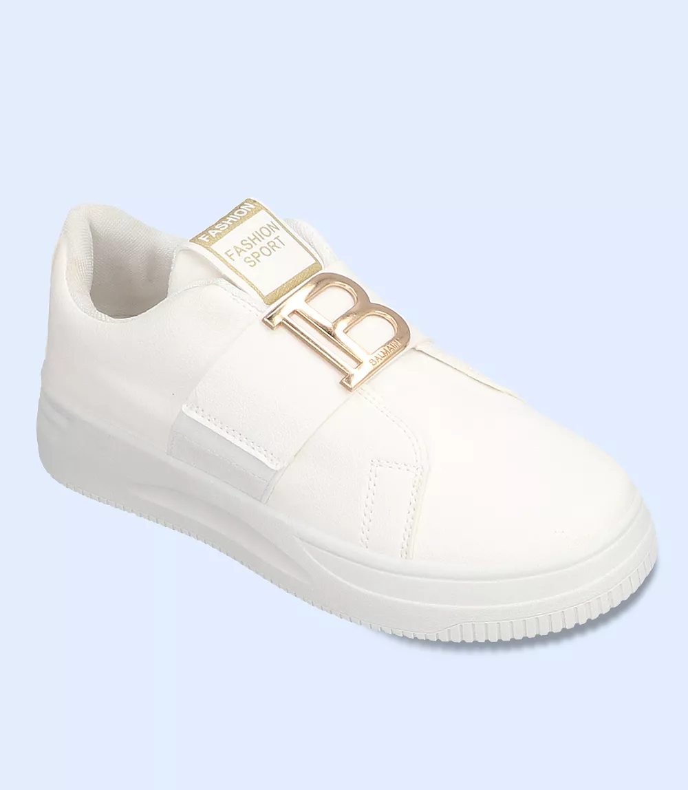 BW8250-WHITE-Women Sports Shoes