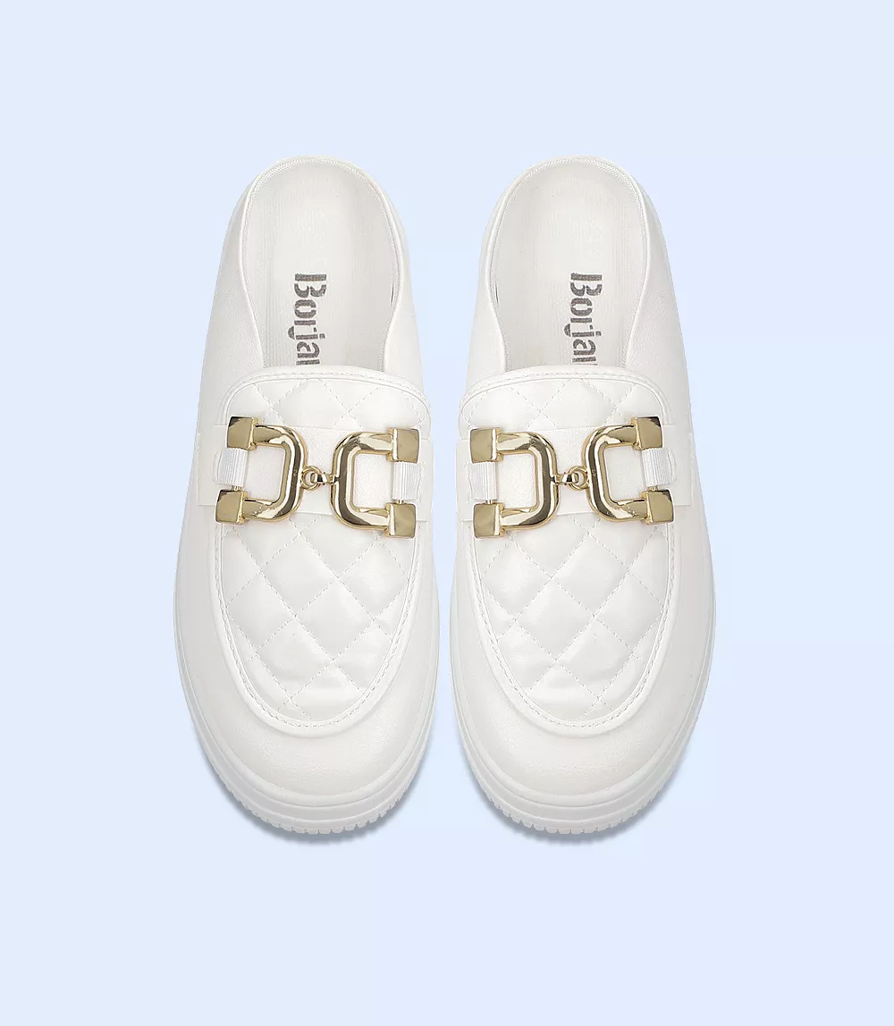 BW8252-WHITE-Women Sports Shoes