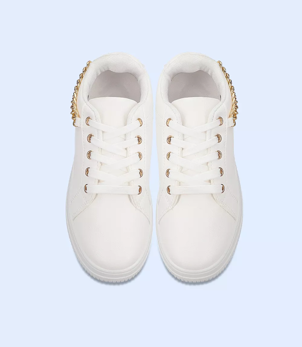 BW8262-WHITE-Women Sports Shoes