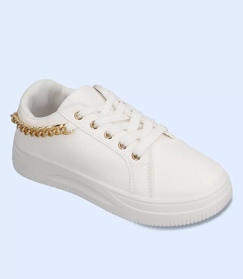 BW8262-WHITE-Women Sports Shoes