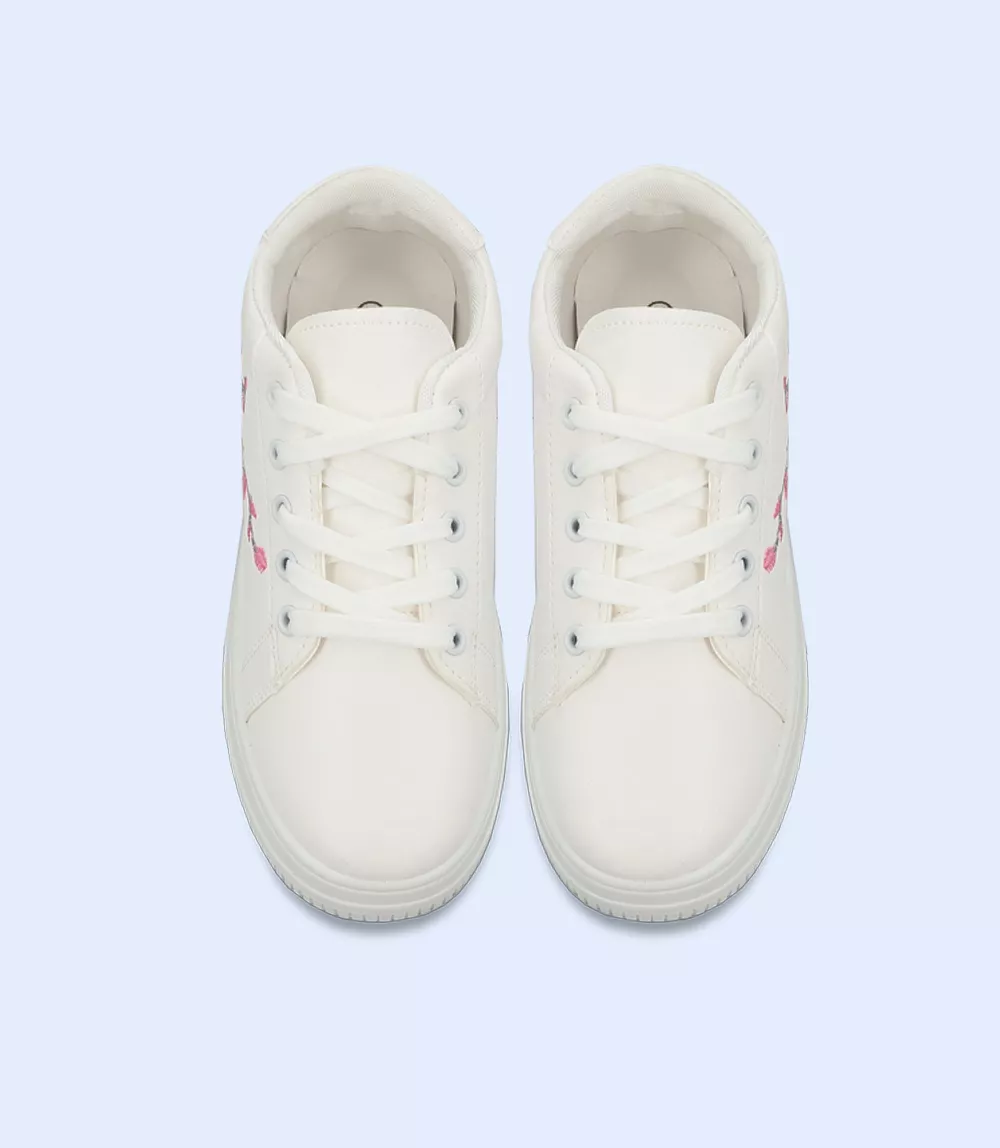 BW8272-WHITE/PINK-Women Sports Shoes