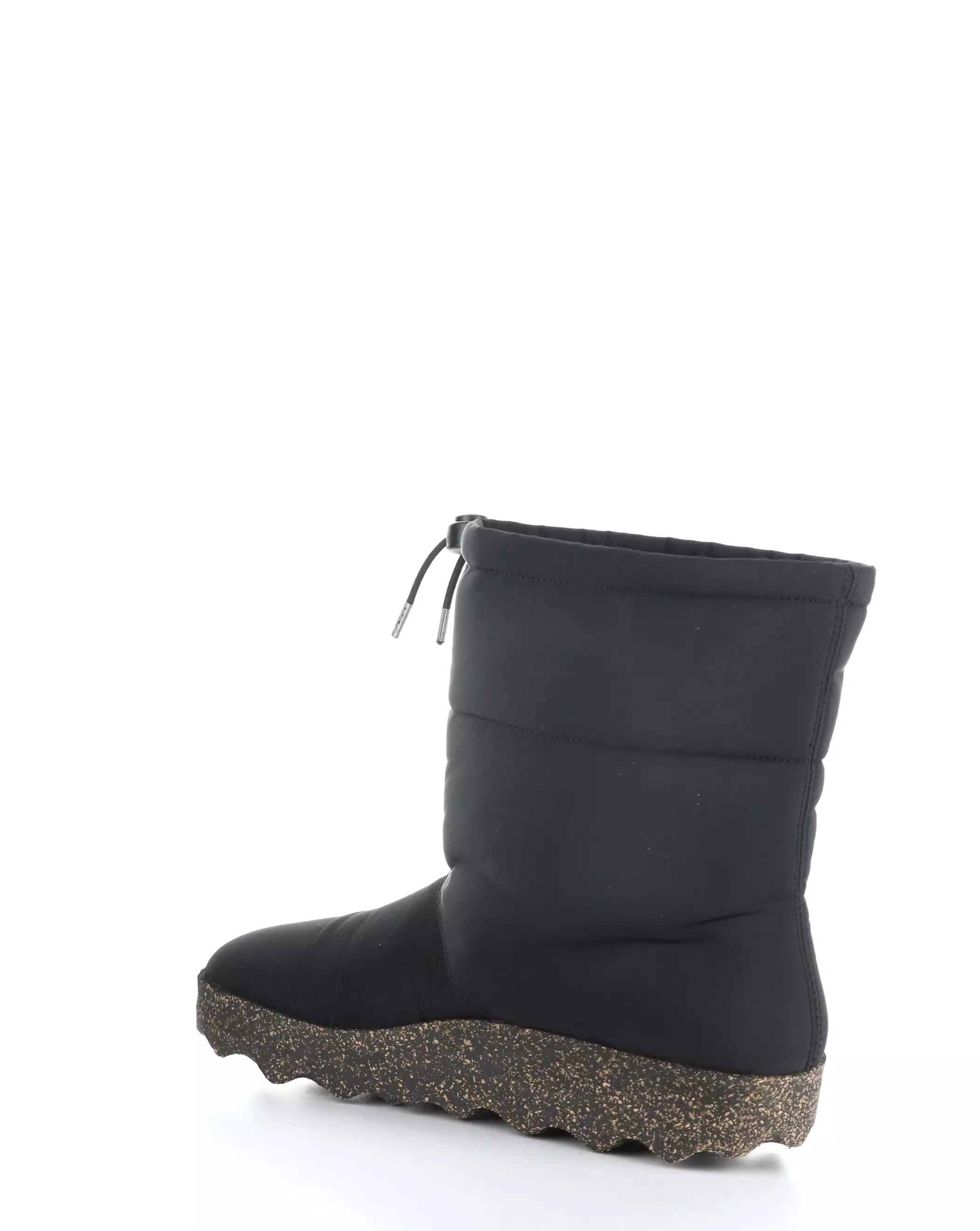 CALE142ASP 011 BLACK Round Toe Boots