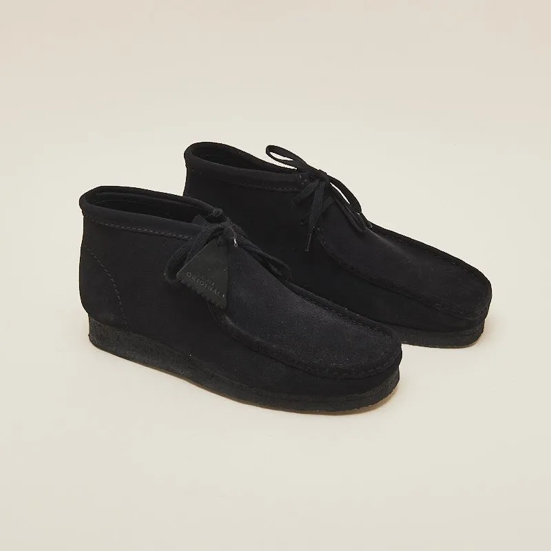 Clarks Originals Wallabee Boot Black Suede