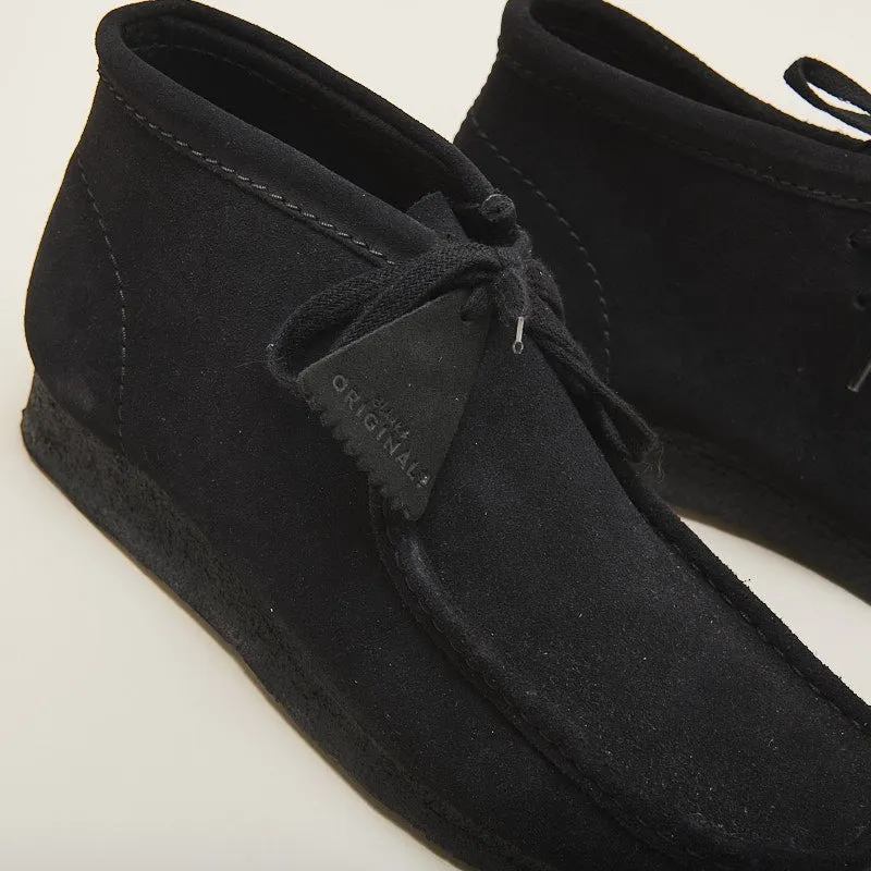 Clarks Originals Wallabee Boot Black Suede