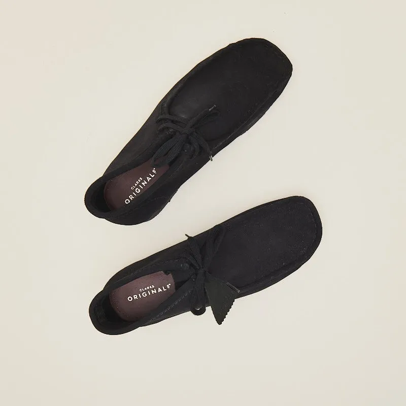 Clarks Originals Wallabee Boot Black Suede