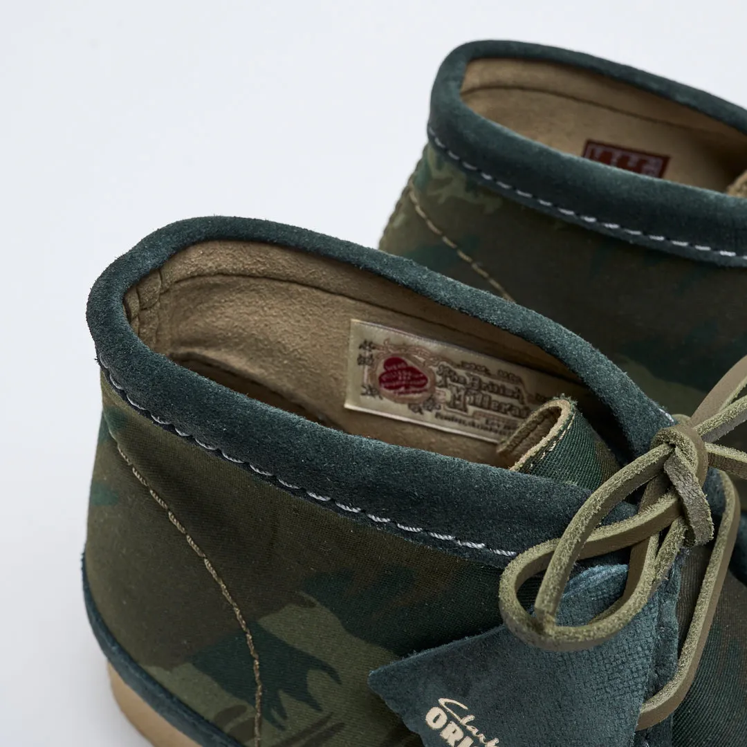 Clarks Originals - Wallabee Boot (Green Camo)