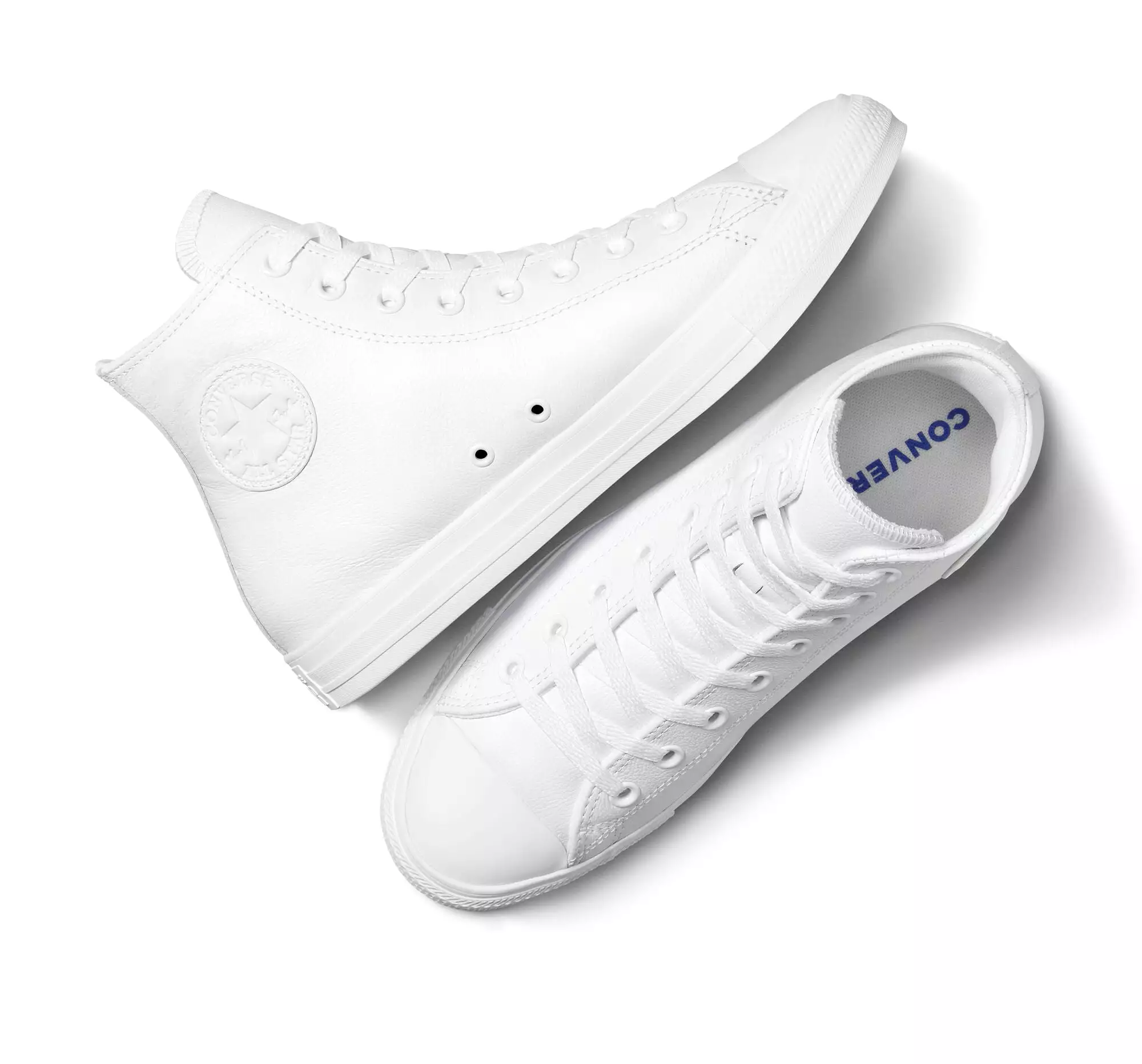 Converse - Chuck Taylor All Star Mono Leather High Top White 1T406