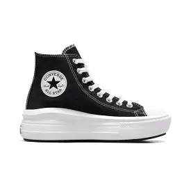 Converse - Women's Chuck Taylor All Star Move High Top Black/Narural Ivory 568497C