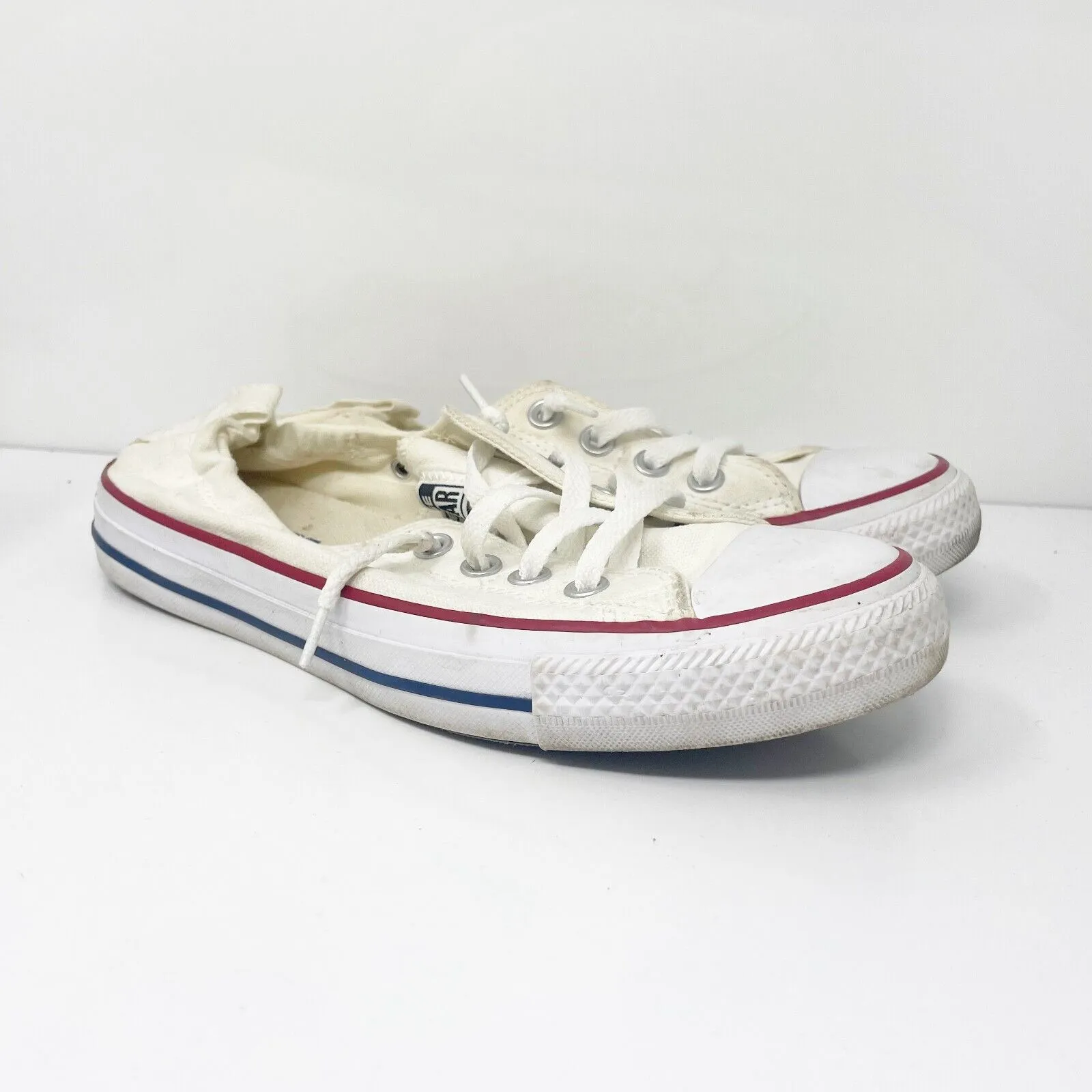 Converse Womens CTAS Shoreline Ox 537084F White Casual Shoes Sneakers Size 8