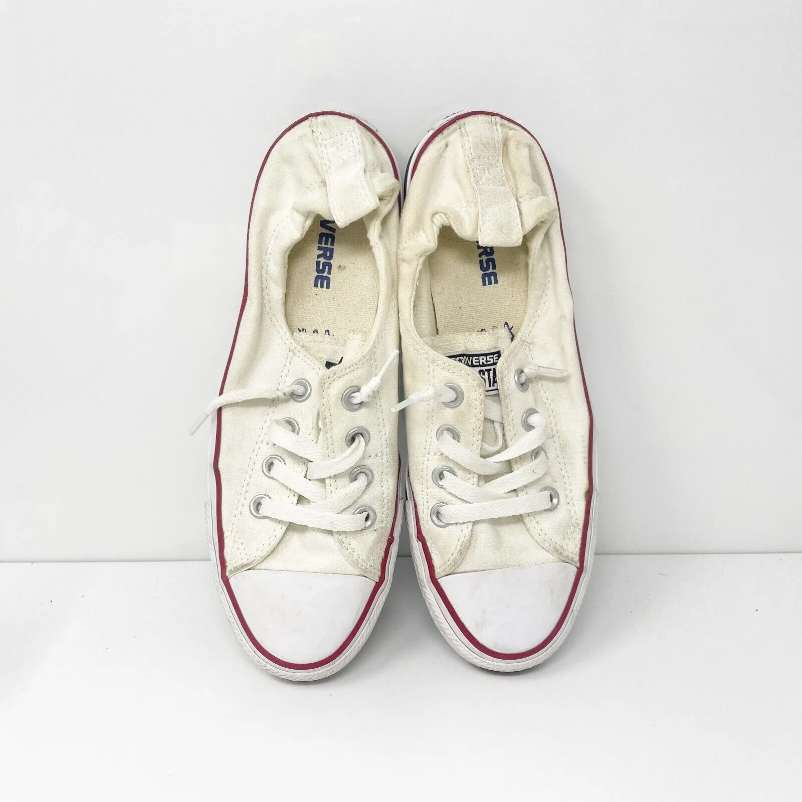 Converse Womens CTAS Shoreline Ox 537084F White Casual Shoes Sneakers Size 8