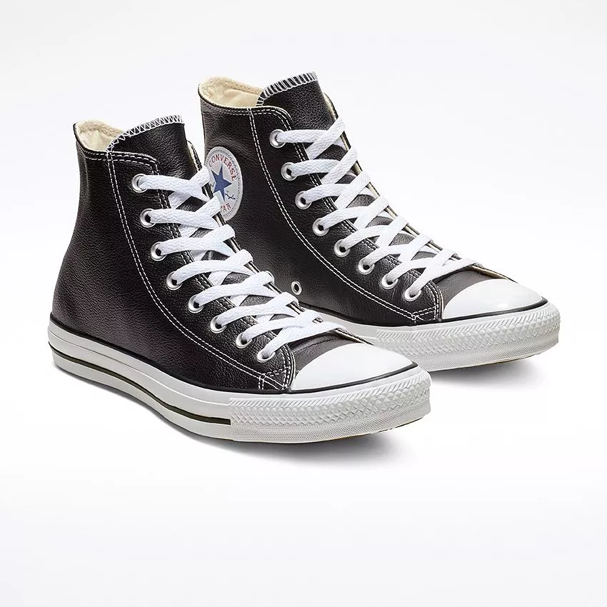 Converse -Chuck Taylor All Star Leather High Top Black/White 132170C