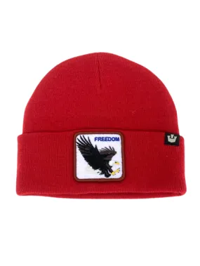 CUFFIA BEANIE ROSSA AQUILA