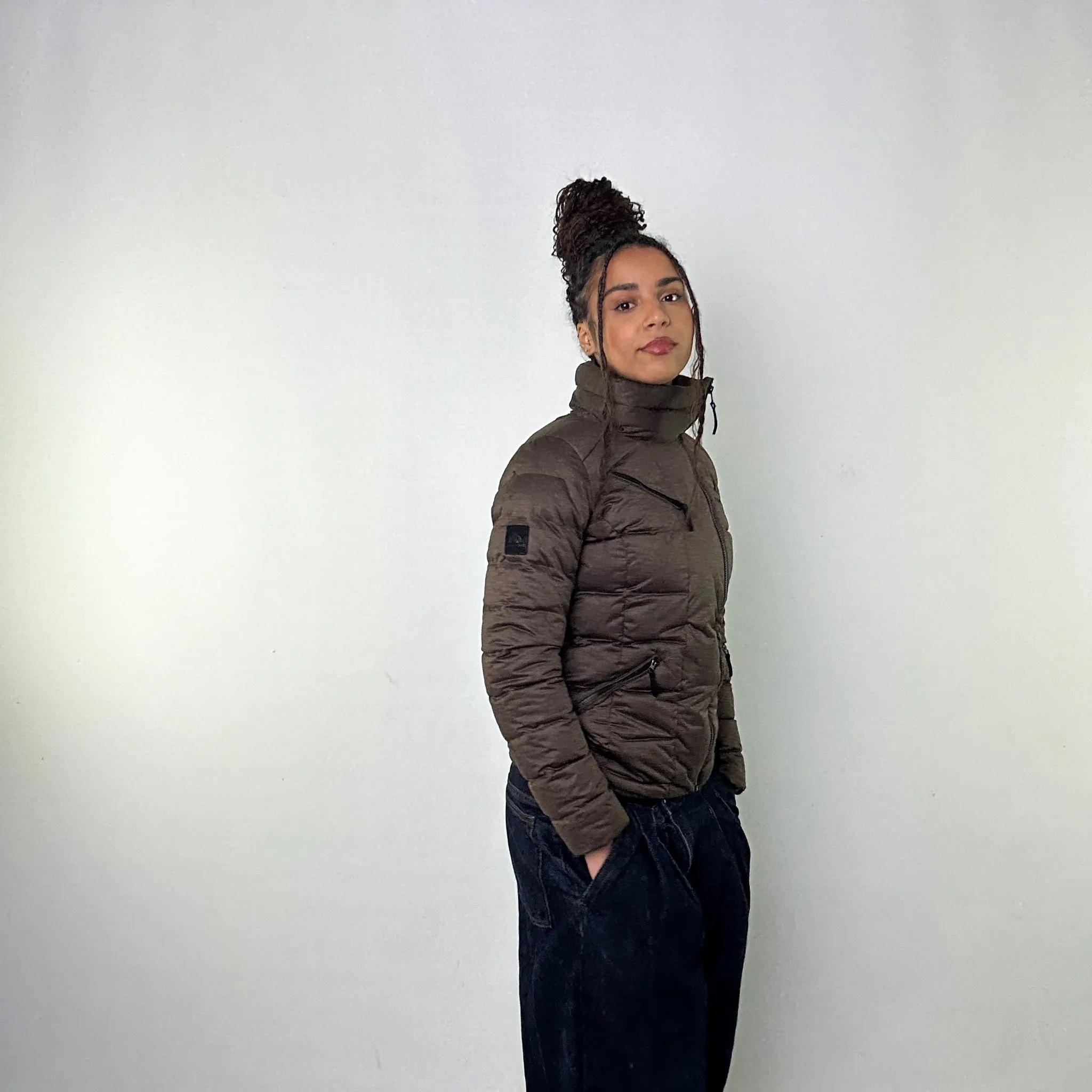 Dark Grey y2ks Mont Bell  Puffer Jacket Coat (S)