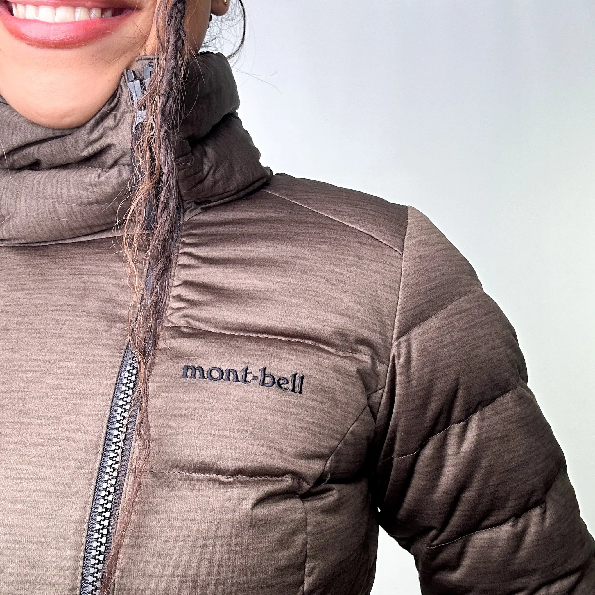 Dark Grey y2ks Mont Bell  Puffer Jacket Coat (S)