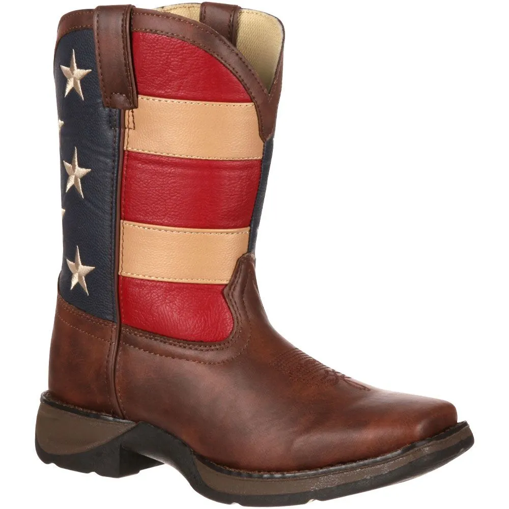 Durango Lil Durango Patriotic Flag 8in Kids Western Boots