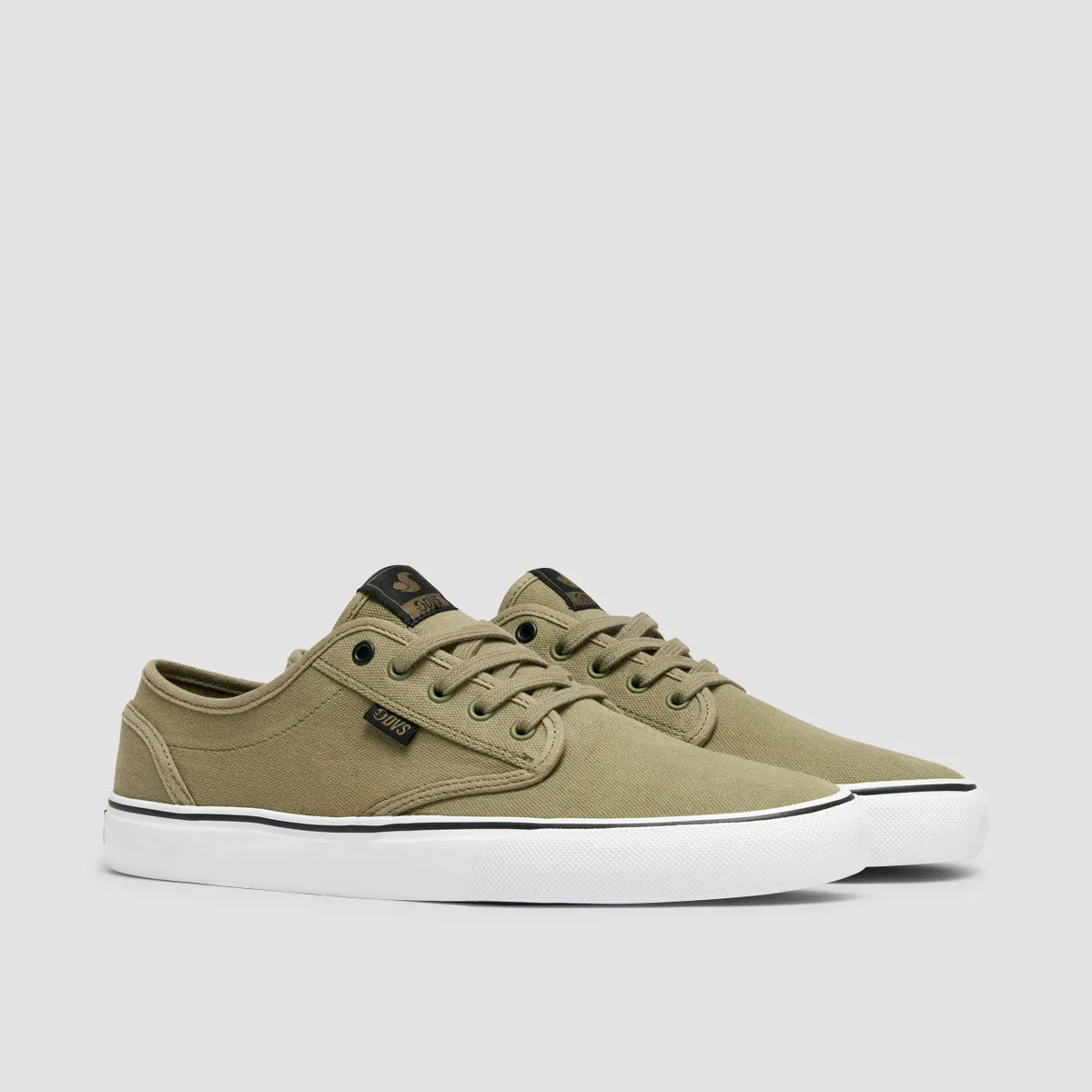 DVS Rico CT Shoes - Olive/White Canvas