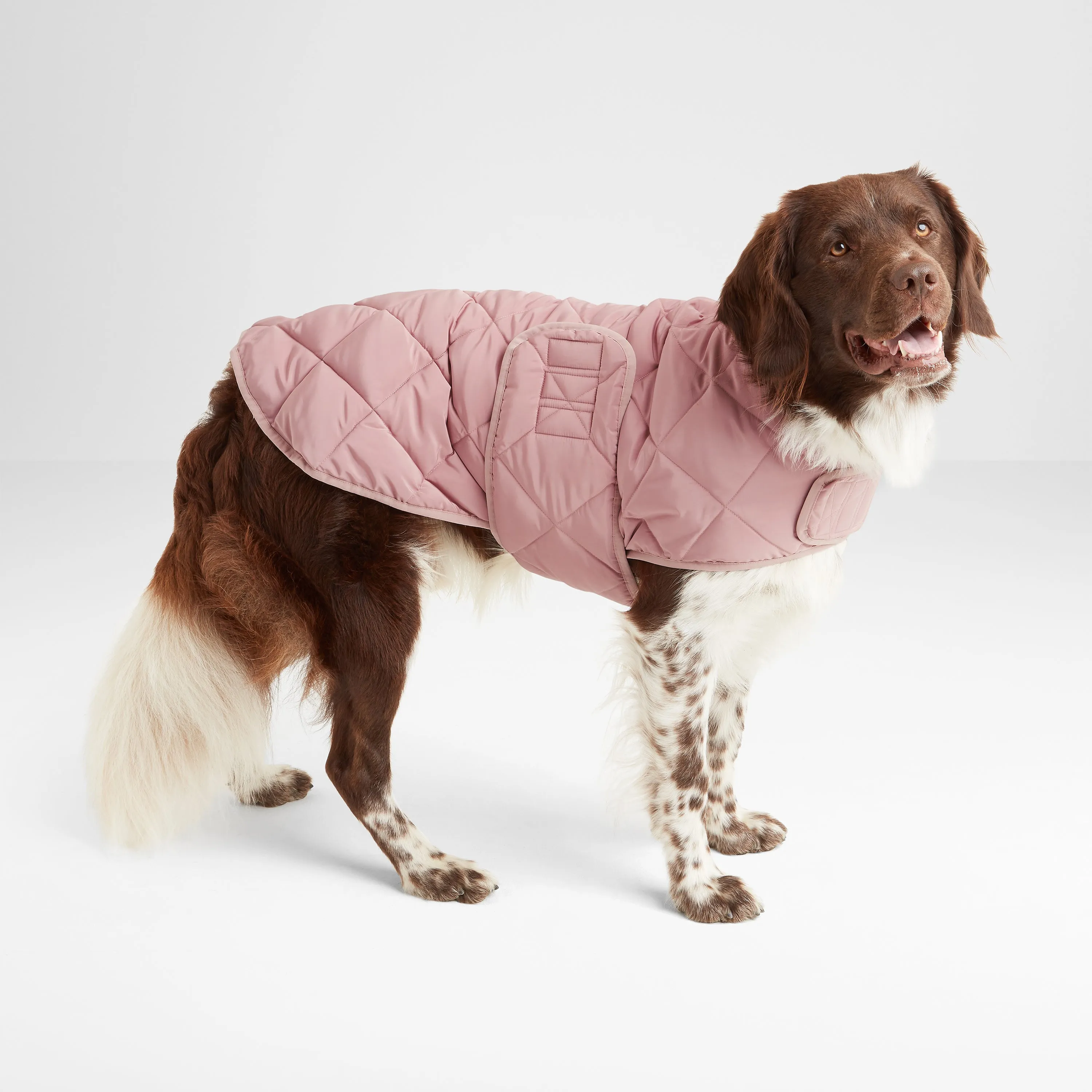 Fido Padded Dog Coat M - Faded Pink