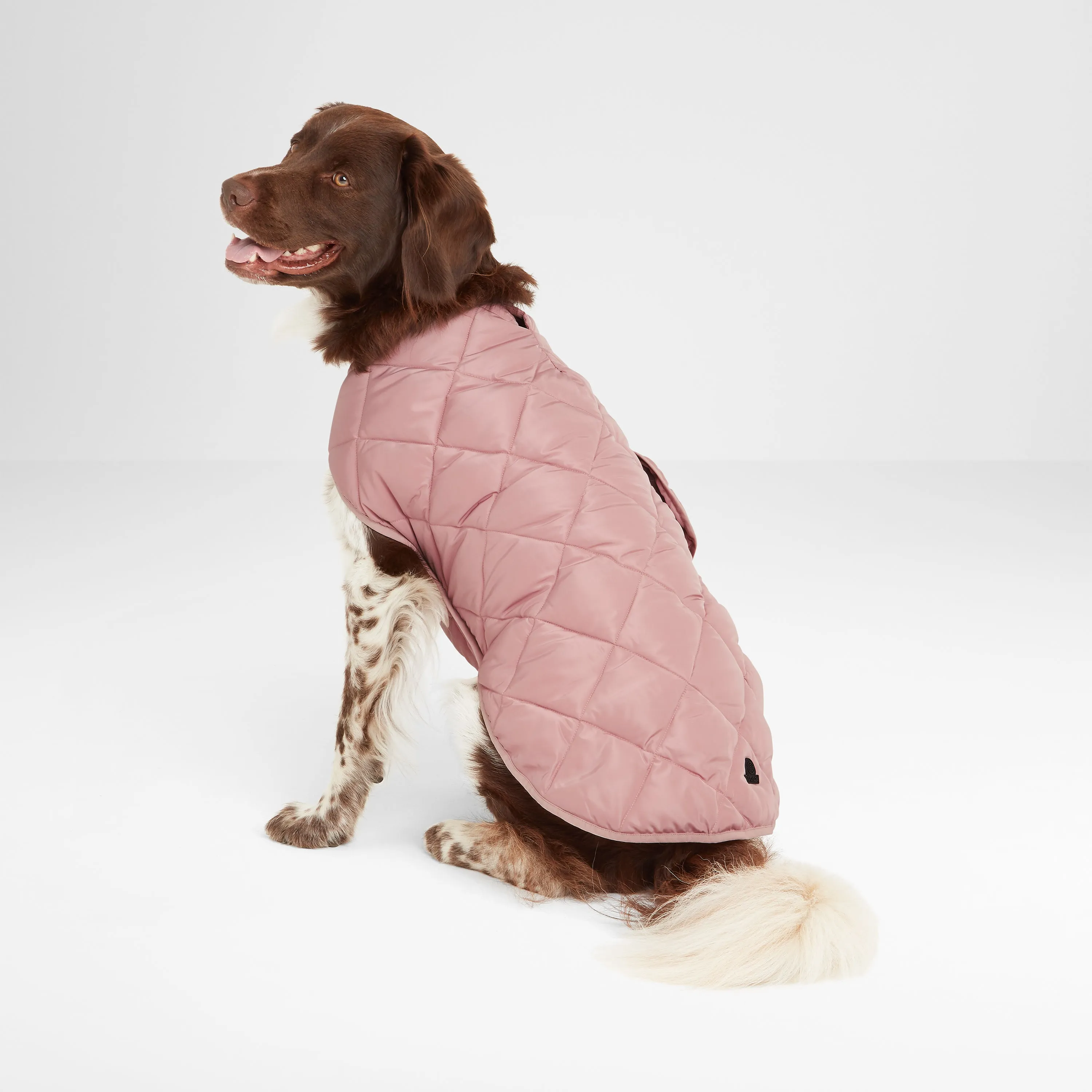 Fido Padded Dog Coat M - Faded Pink