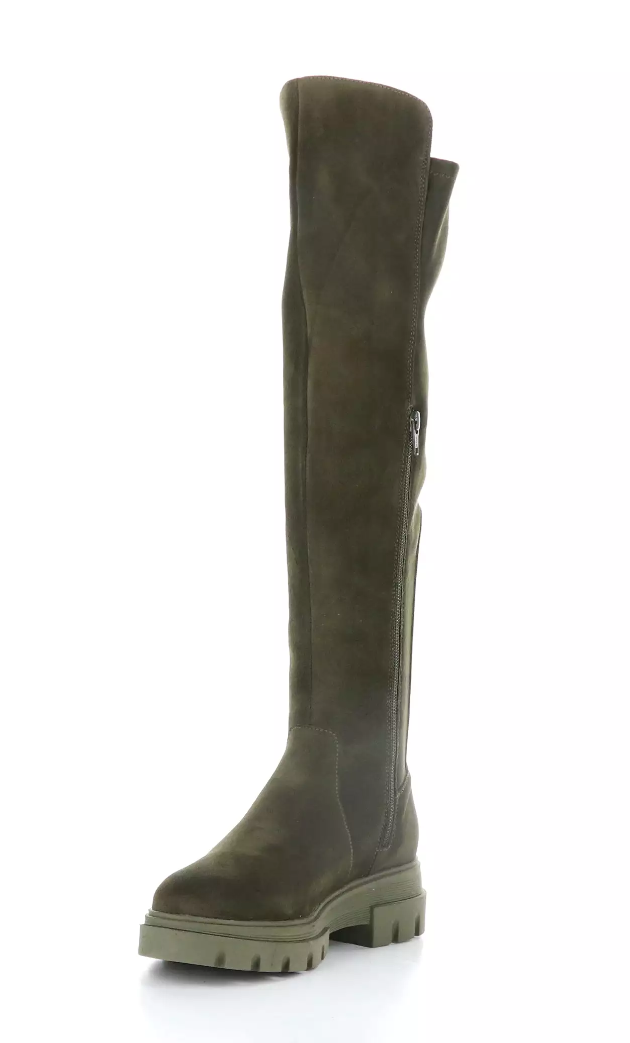 FIFTH OLIVE/KHAKI Elasticated Boots