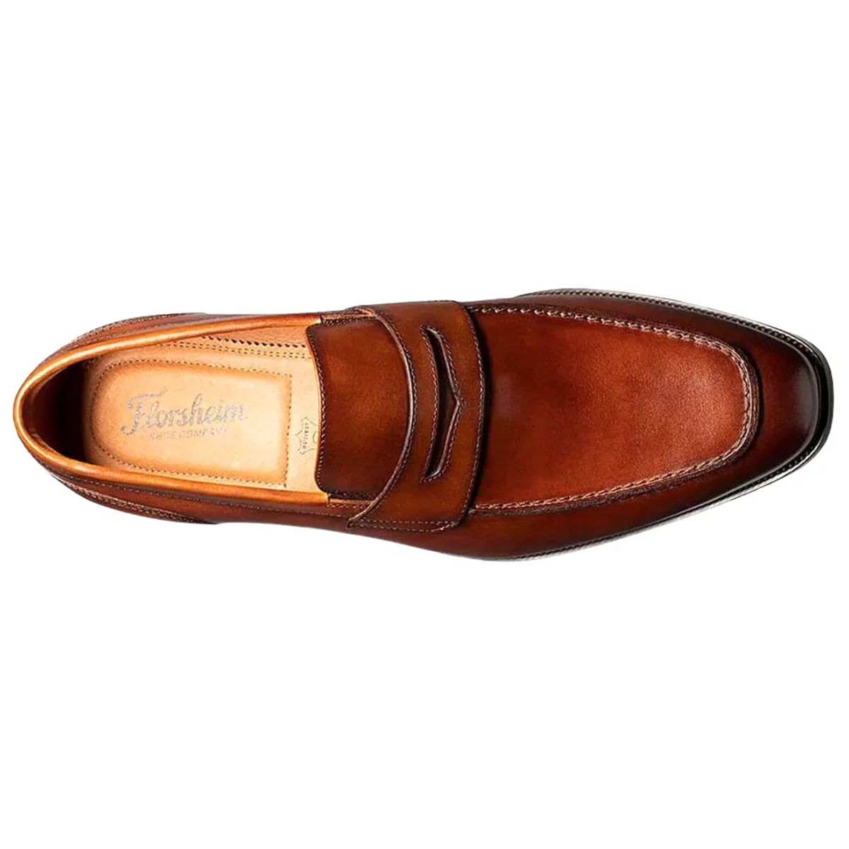 Florsheim Men's Sorrento Moc Toe Penny Cognac