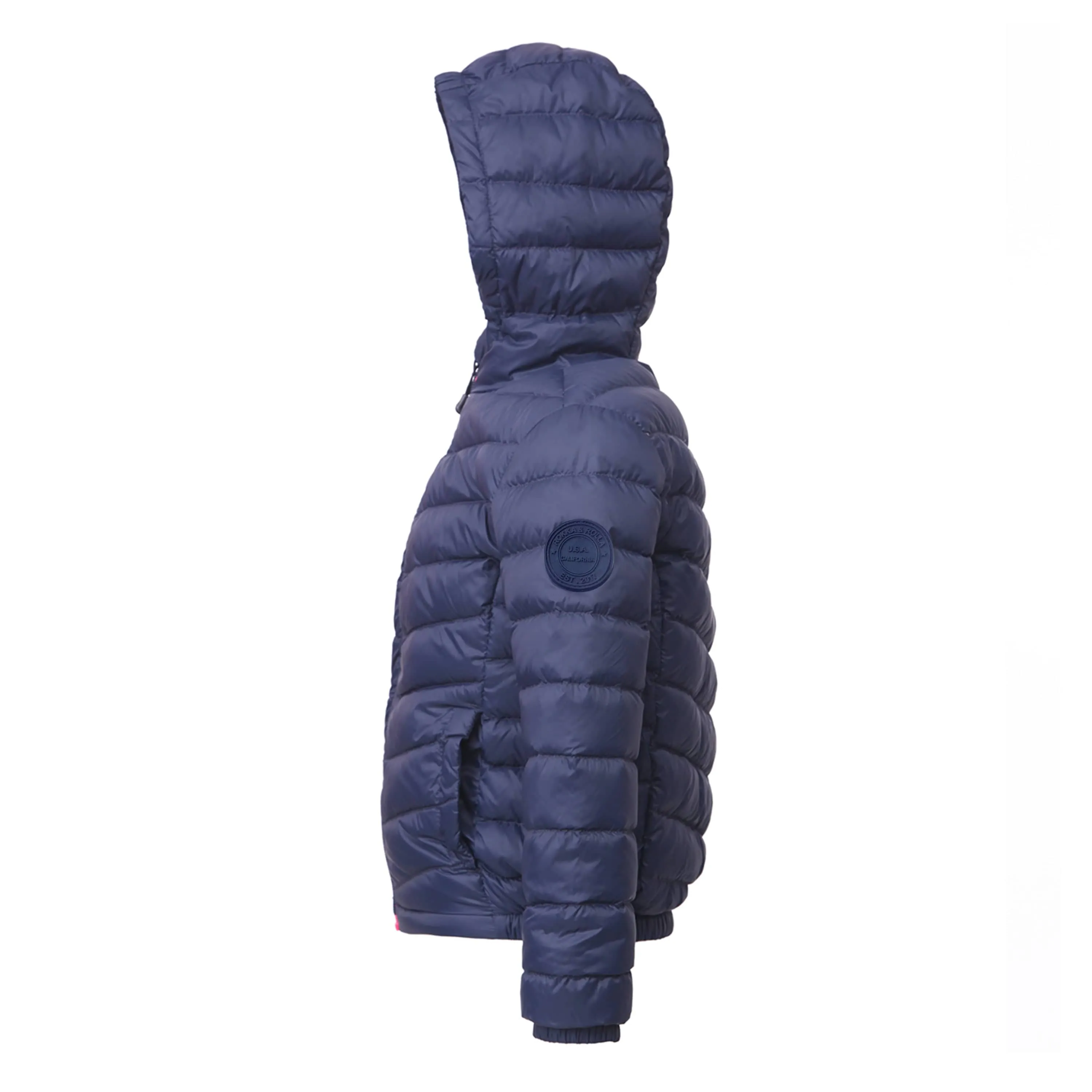 Girls' New Ultra Light Packable Down Puffer Jacket