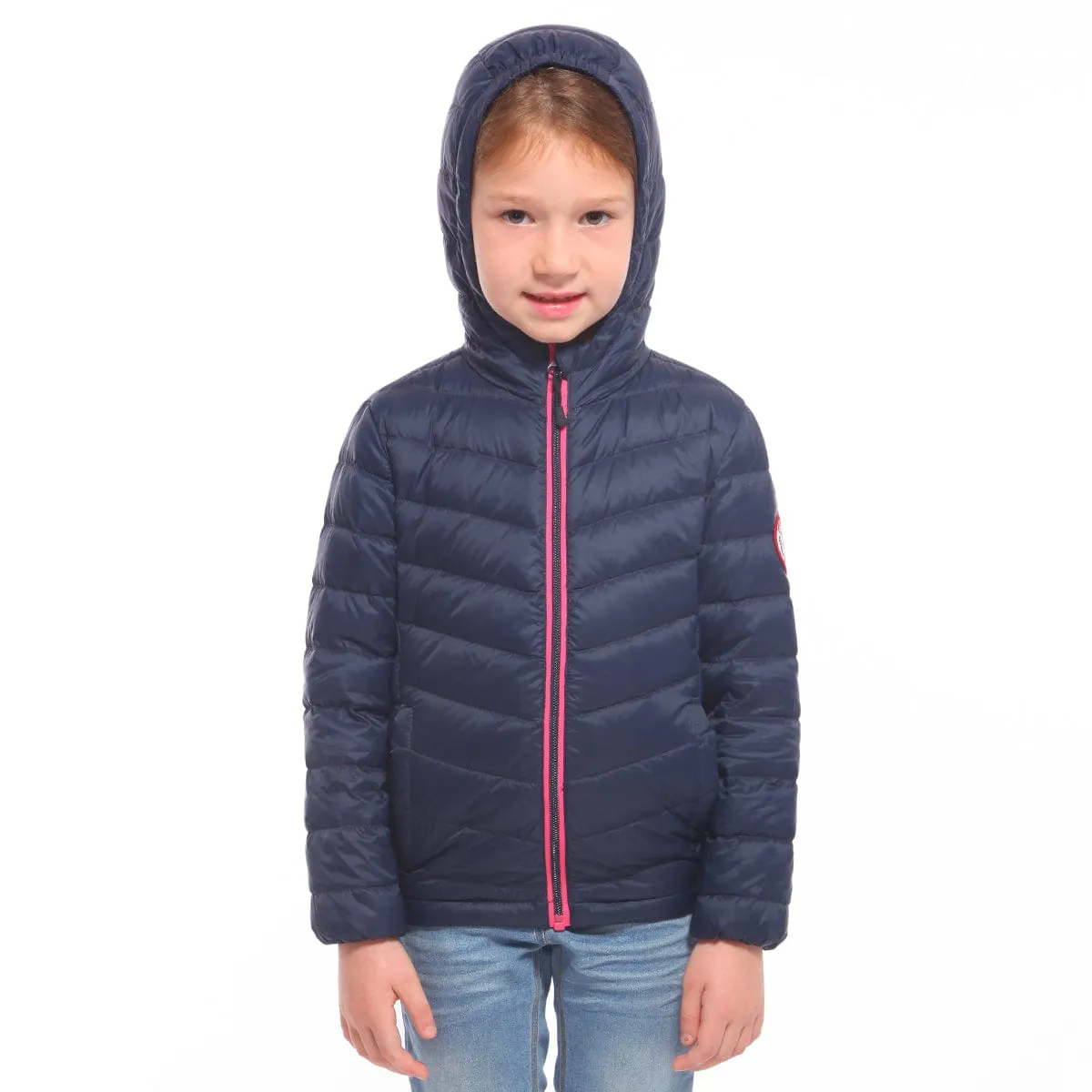 Girls' Ultra Light Packable Down Puffer Jacket