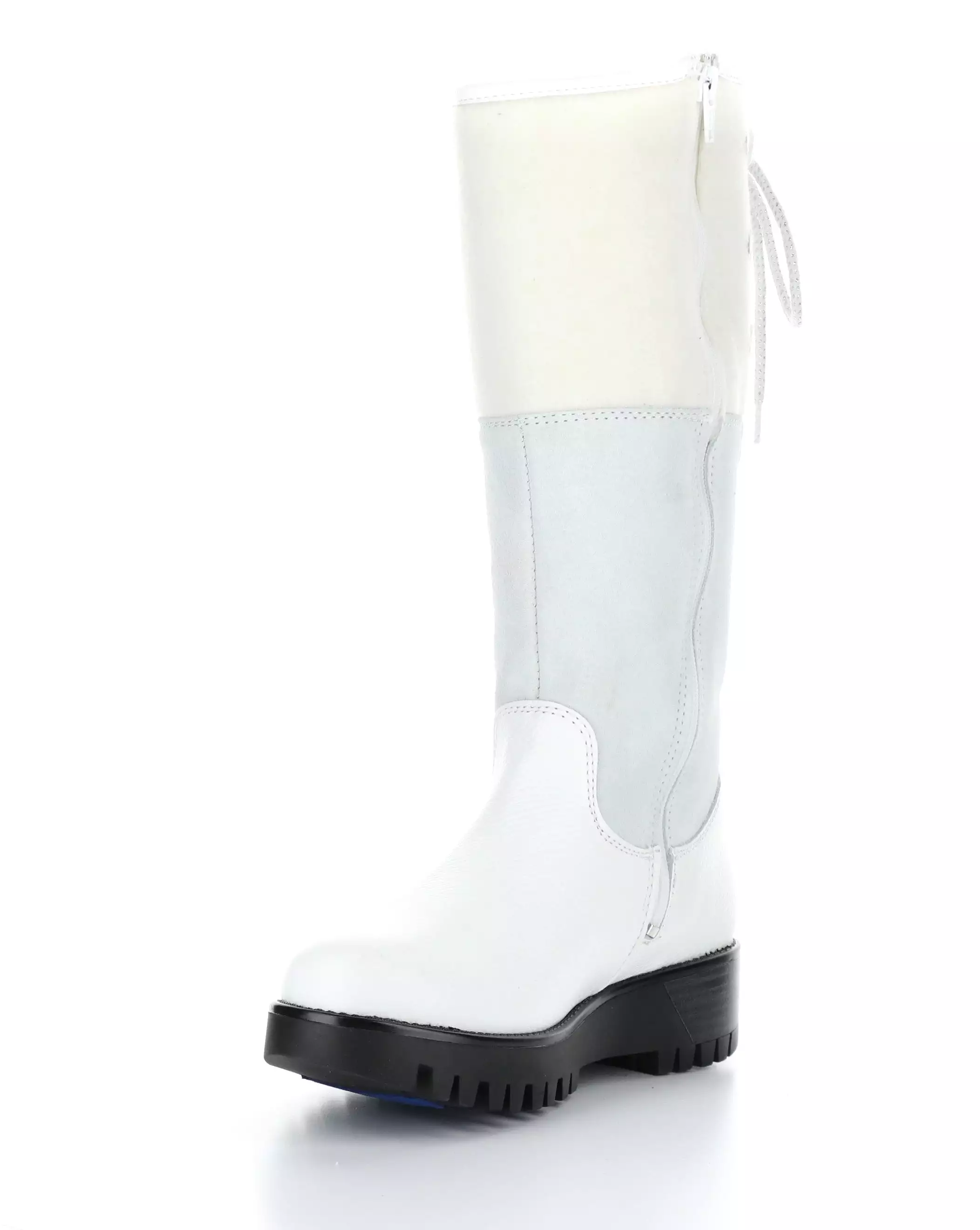 GOOSE PRIMA WHITE/ICE/MARBLE Round Toe Boots