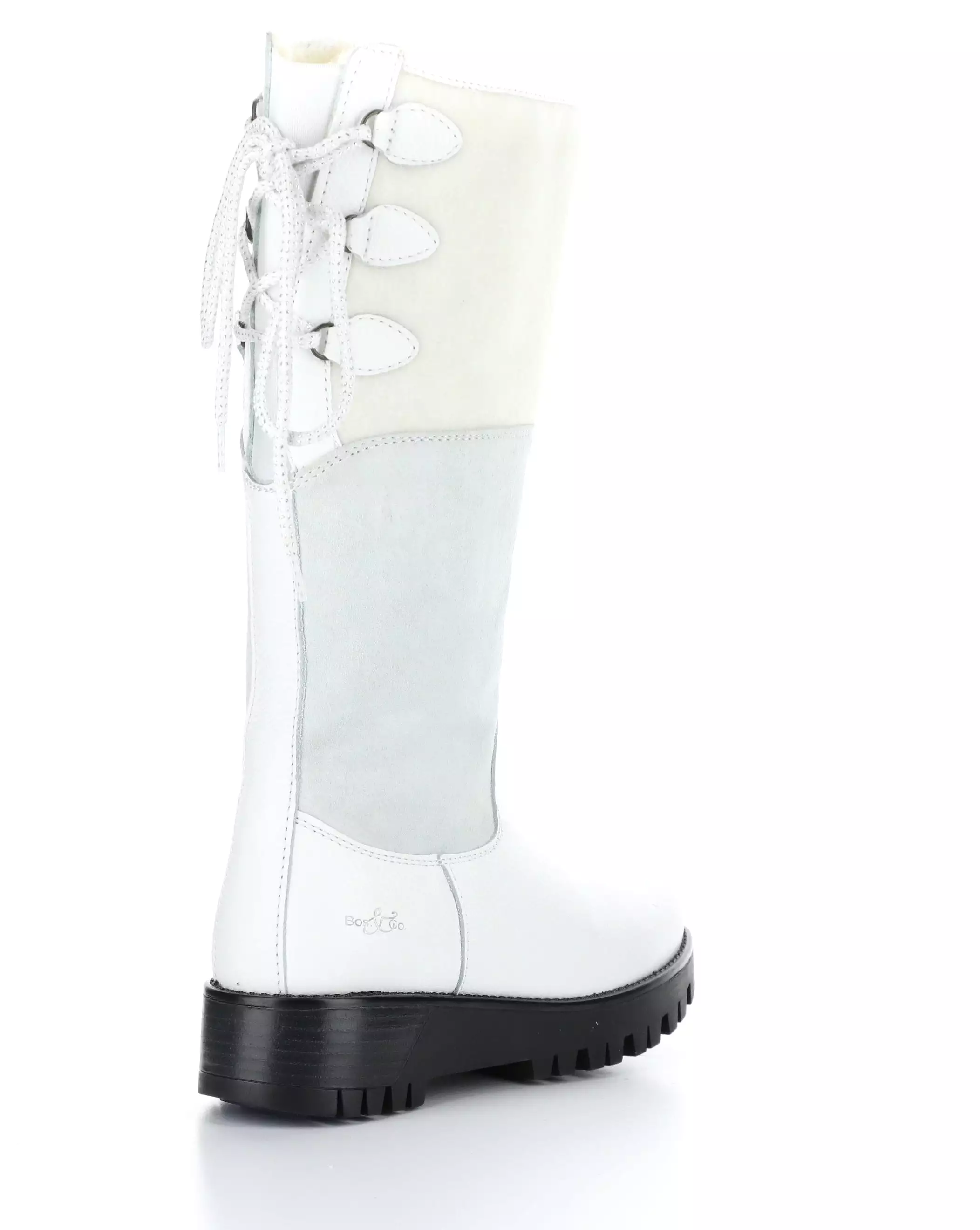 GOOSE PRIMA WHITE/ICE/MARBLE Round Toe Boots