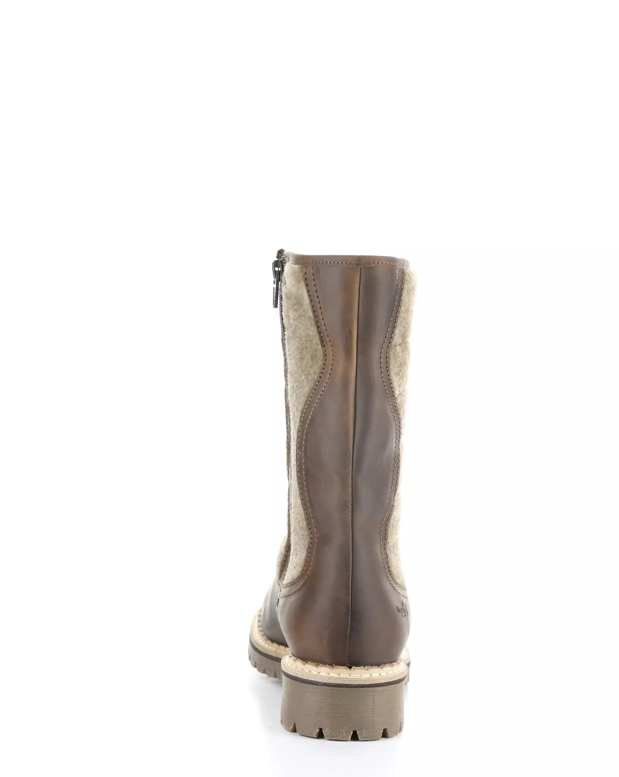 HARLYN CAMEL/BEIGE Round Toe Boots