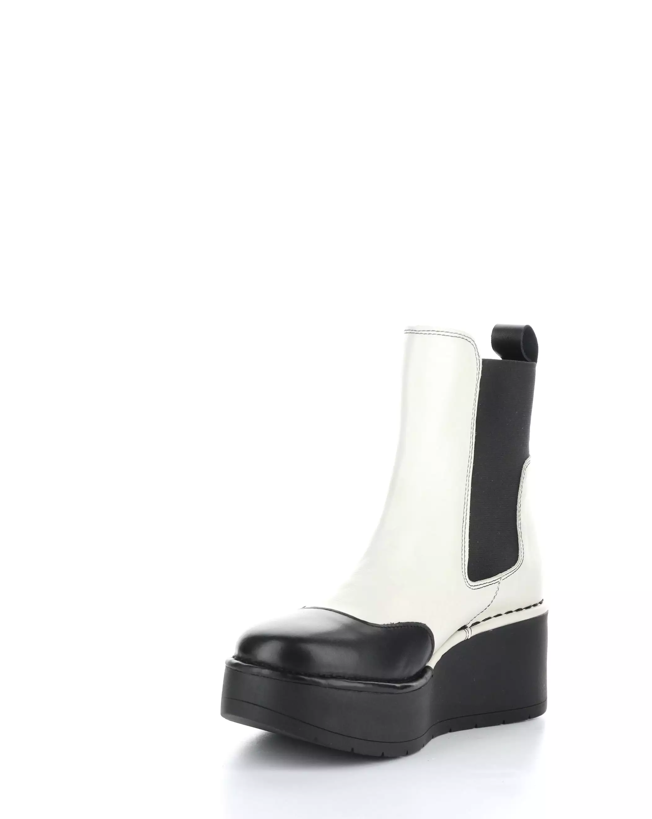 HARY256FLY 002 BLACK/OFF WHITE Elasticated Boots