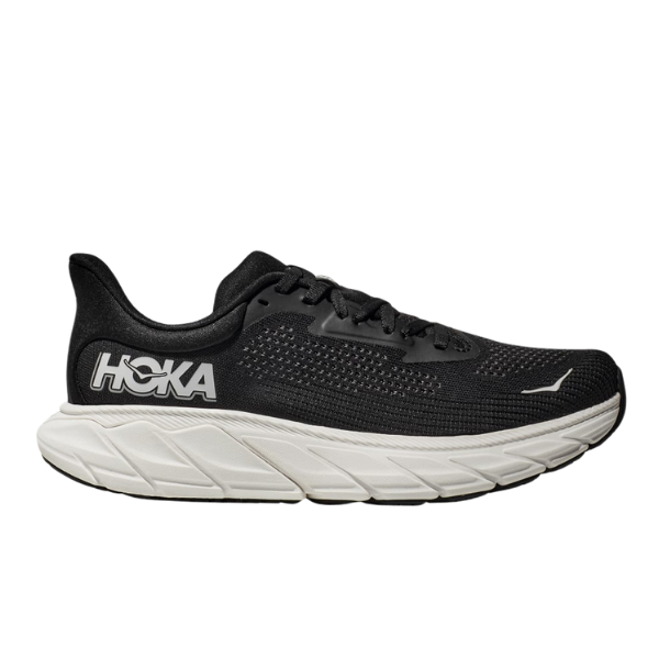 HOKA Men's Arahi 7 (Medium Width) Black/White