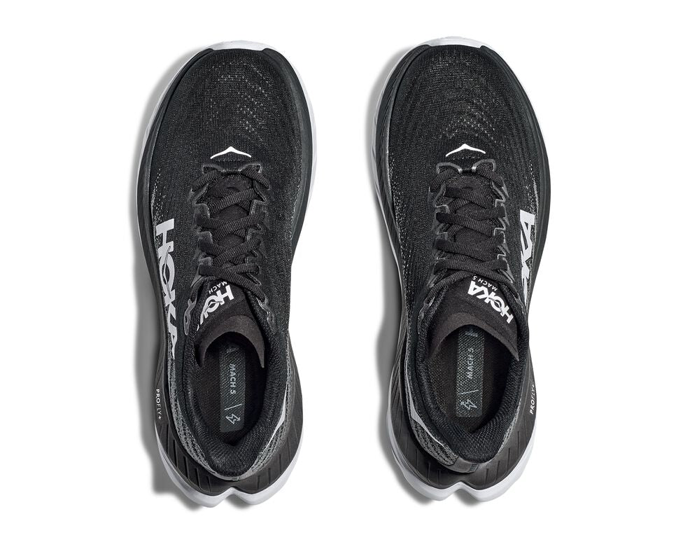 Hoka Women Mach 5 (Black/White)