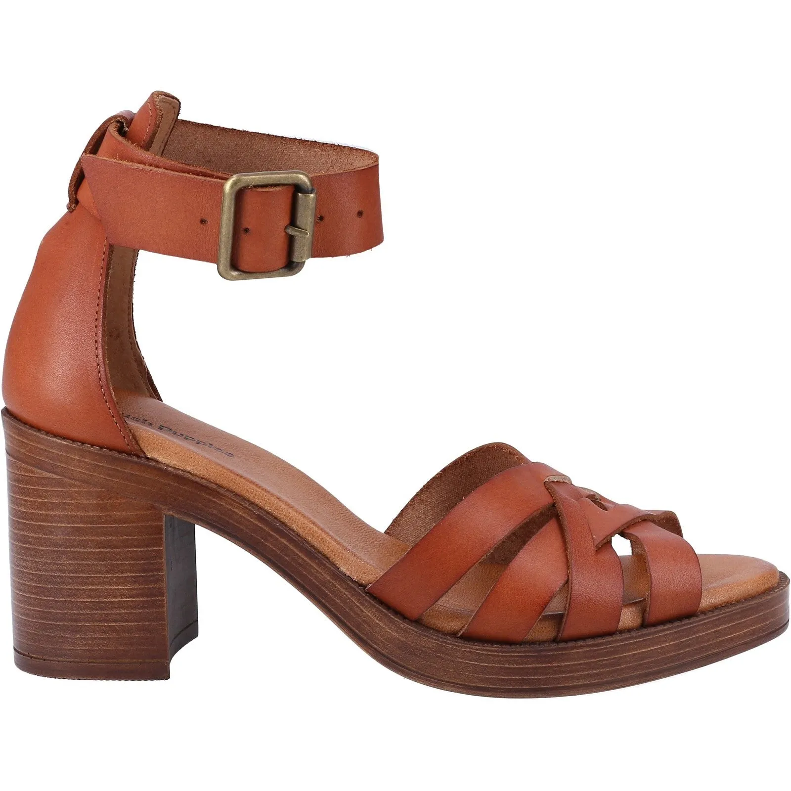 Hush Puppies Giselle Womens Buckle Fastening Leather Sandal