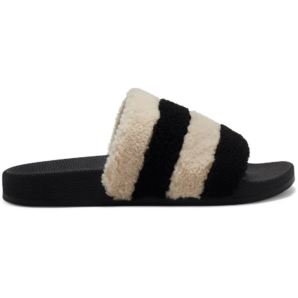 INC Womens Peymin 60 Faux Fur Slip On Pool Slides