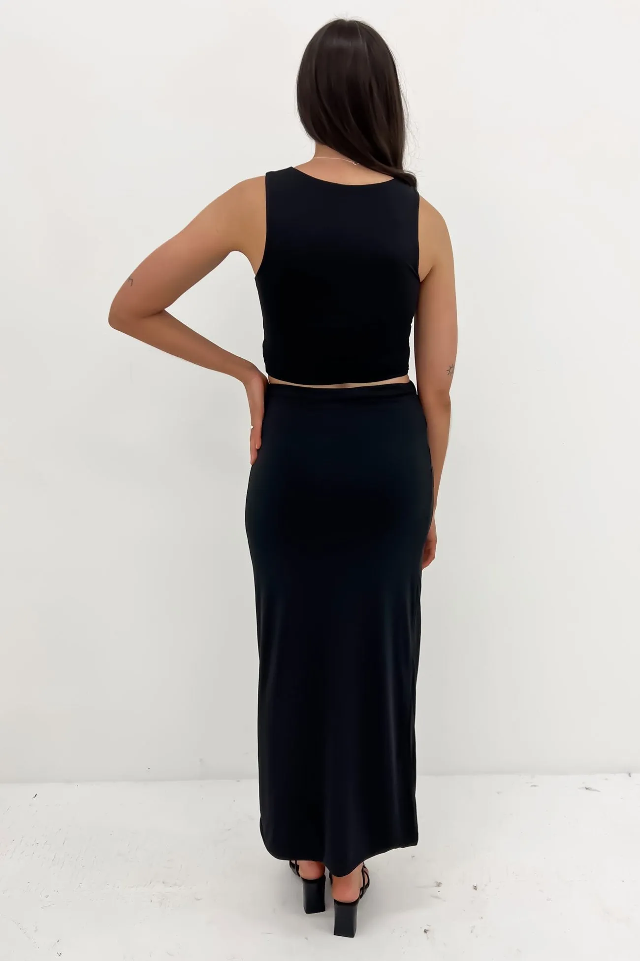 Indie Maxi Skirt Black