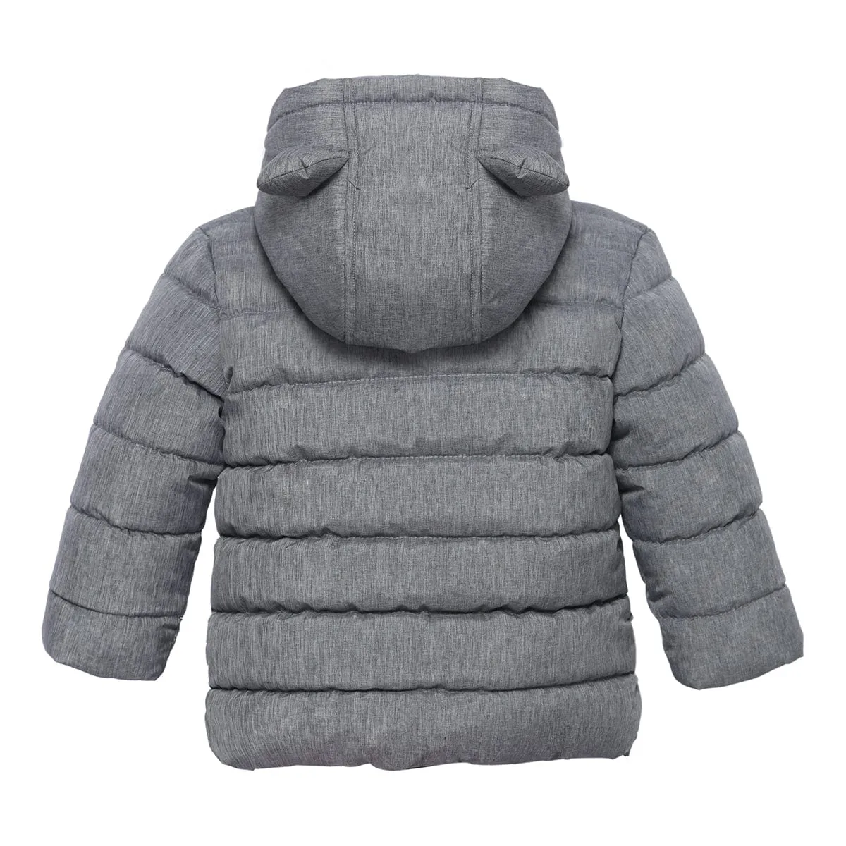 Infant Boys' Fleece Hooded Puffer Jacket