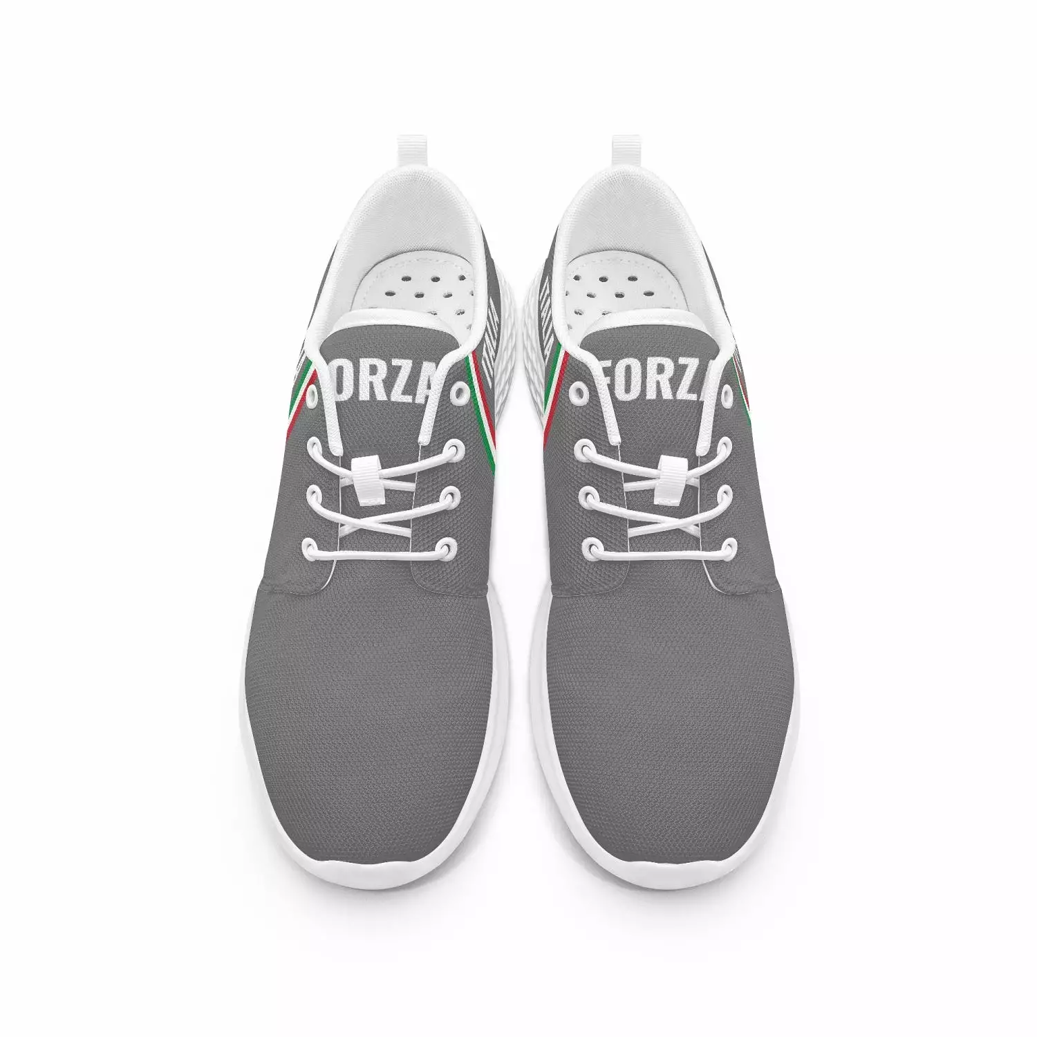 Italy Running Shoes - Forza Italia - Grey - men's /women's sizes