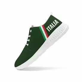 Italy Running Shoes - Forza Italia - Olive Green - men's /women's sizes