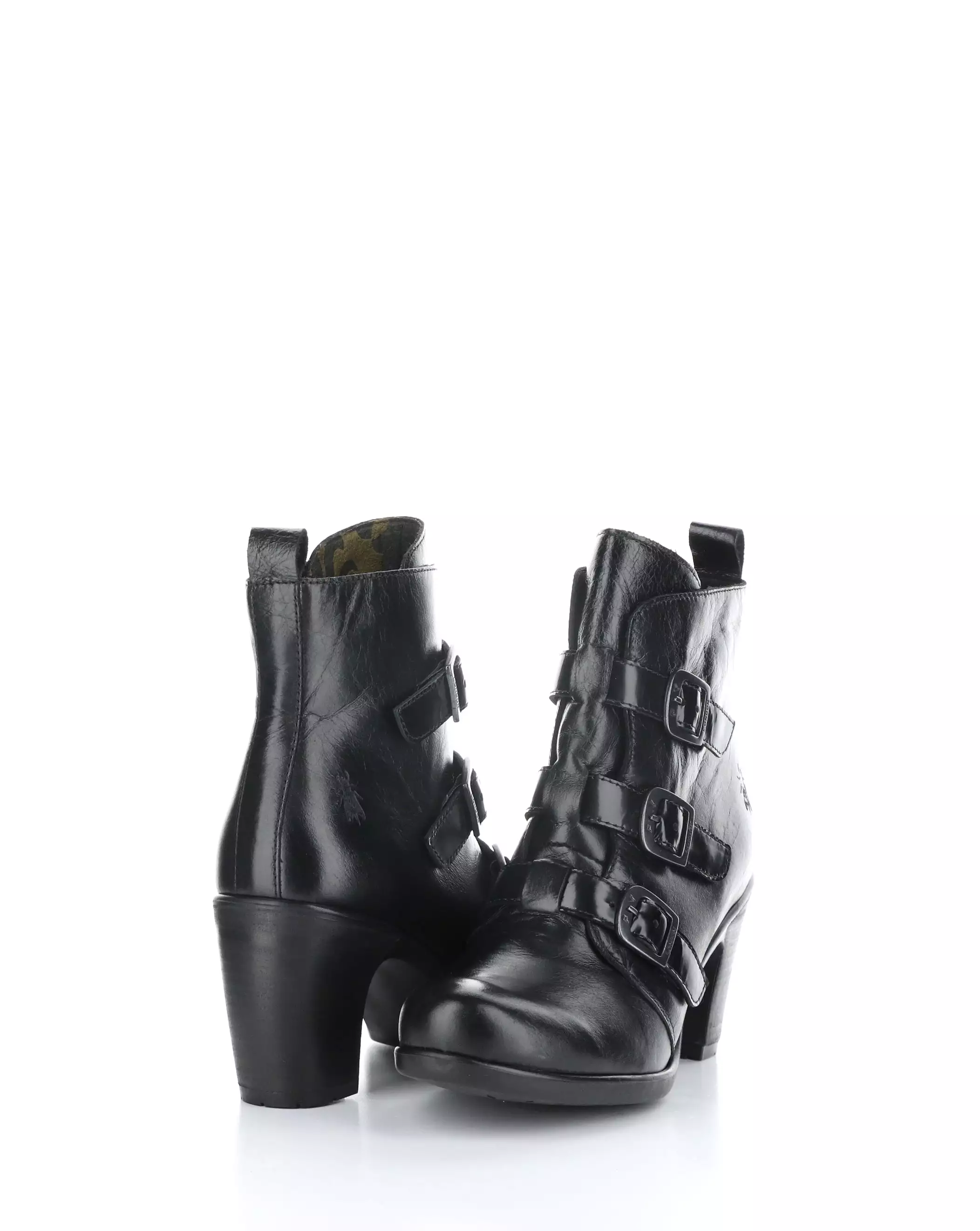 KLEA012FLY 000 BLACK Round Toe Boots