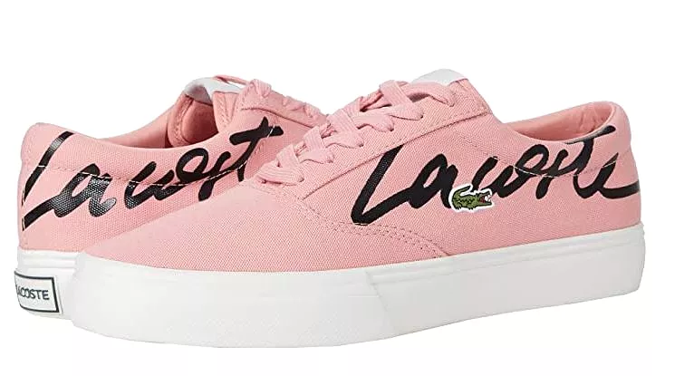 LACOSTE Jump Serve Lace 0121 1 Women | Pink/White (7-42CFA0010PW1)