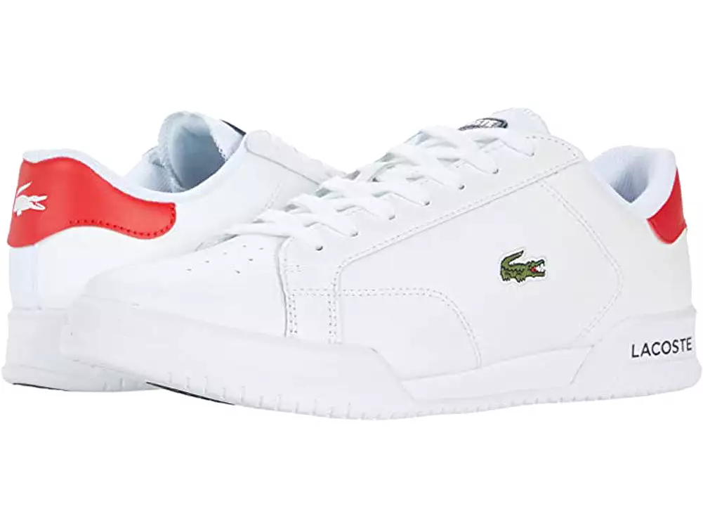 LACOSTE Twin Serve 0721 1 Men | White/Navy/Red (7-41SMA0083407)