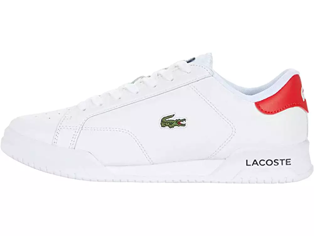 LACOSTE Twin Serve 0721 1 Men | White/Navy/Red (7-41SMA0083407)