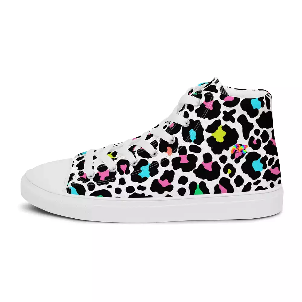 Leopard High Top Canvas Shoes