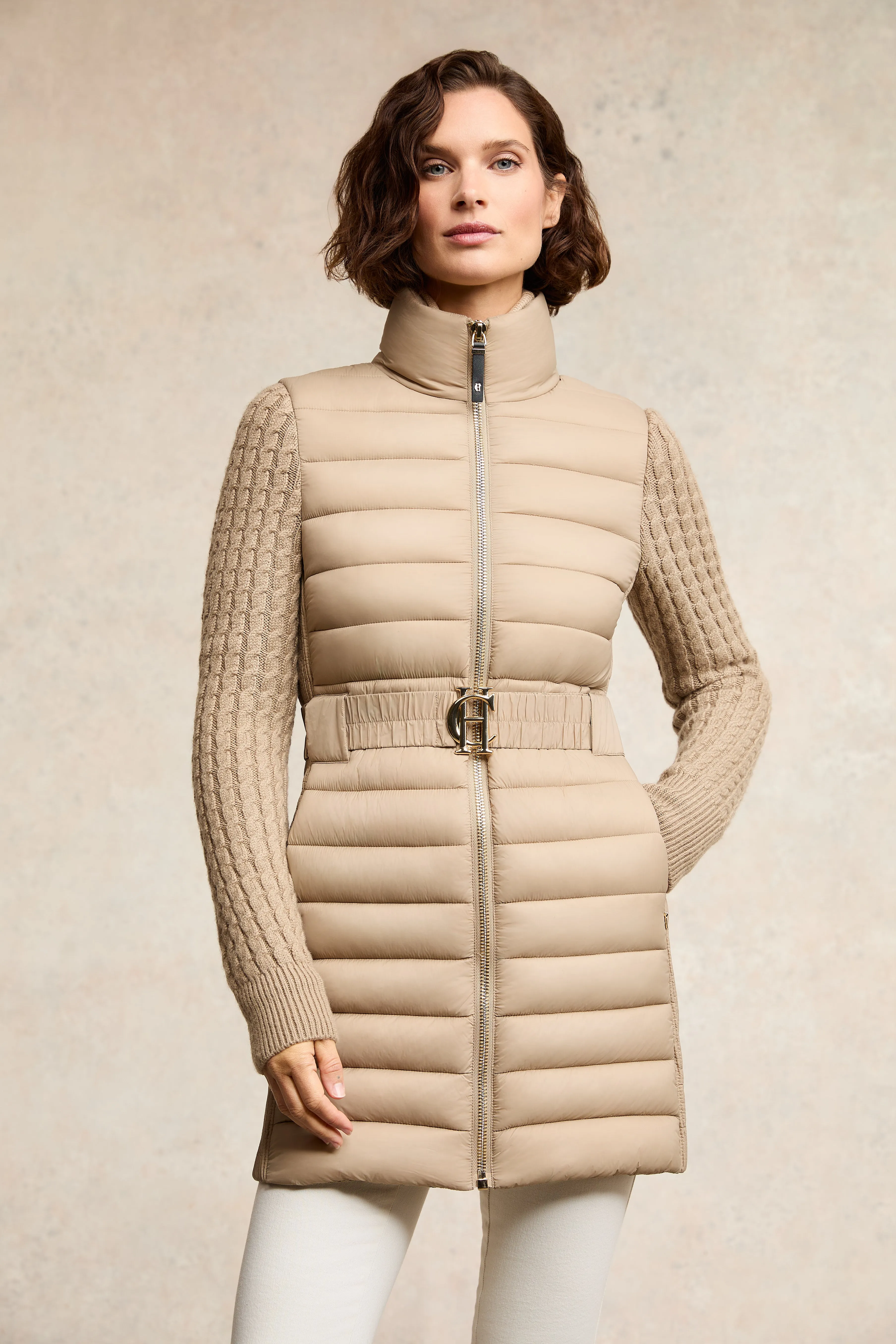 Linfold Hybrid Coat (Champagne)