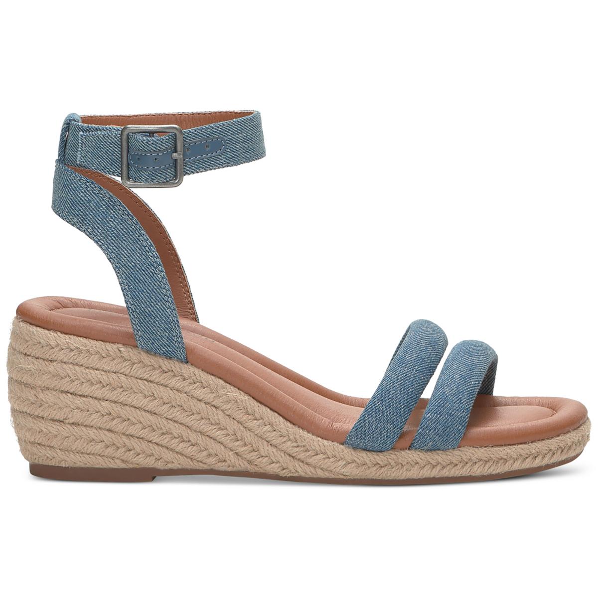 Lucky Brand Womens NASLI Ankle strap Wedge Wedge Sandals