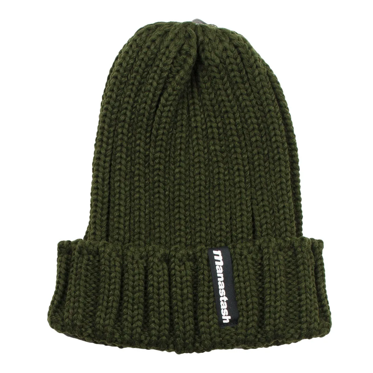 Manastash - 90's Logo Beanie II - Dark Olive