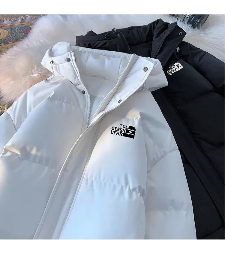 Mandarin Collar Puffer Outwear Jacket