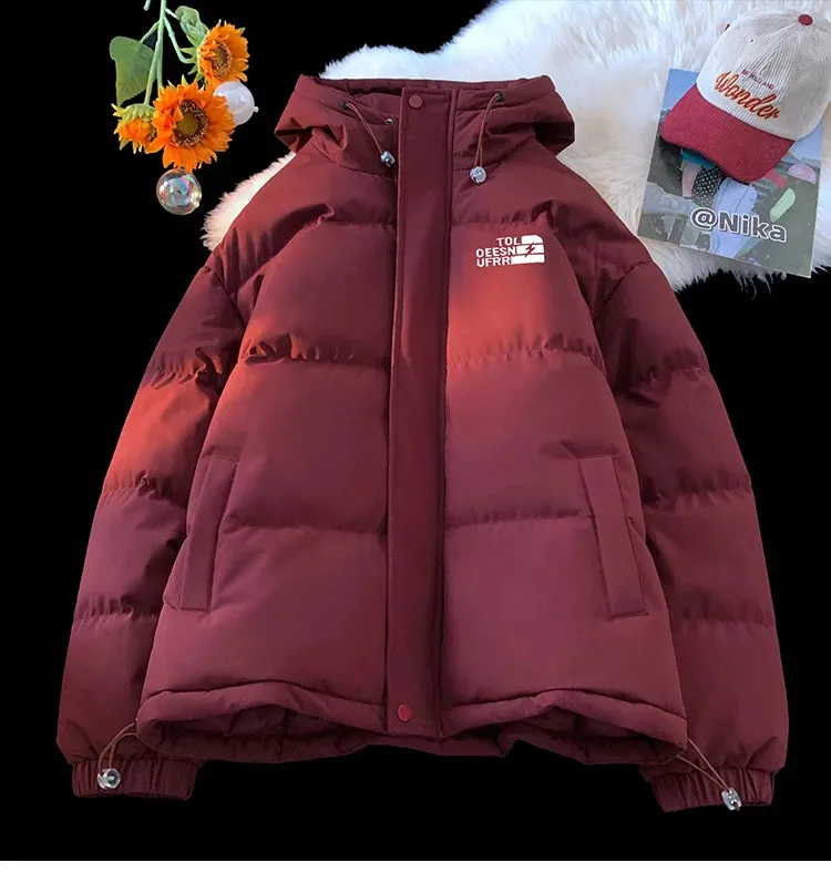 Mandarin Collar Puffer Outwear Jacket