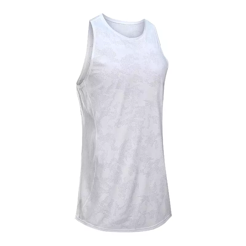 Men's Fitness Undershirt Outdoor Running Gym Quick Dry Sports Vests Summer Loose Breathable Sports Clothes